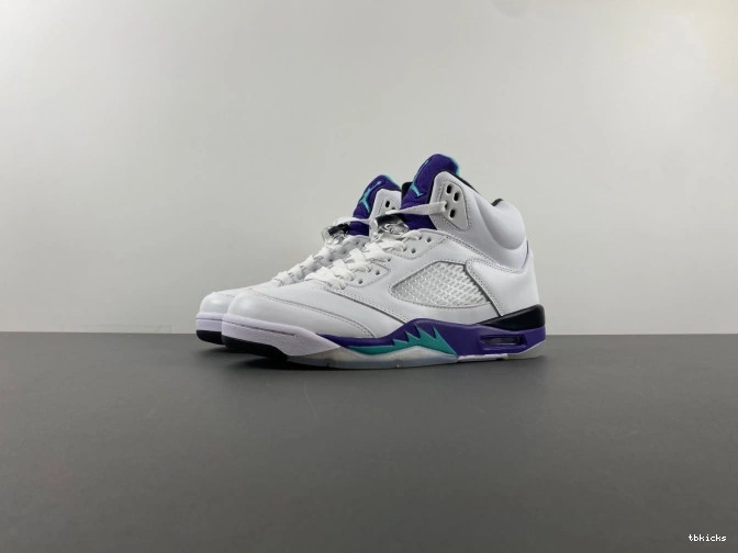 Rep TBK (2013) Jordan Grape 136027-108 Air Retro 5 0814